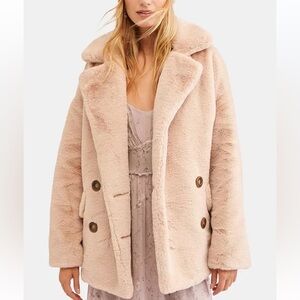 Free People | Faux fur Kate coat